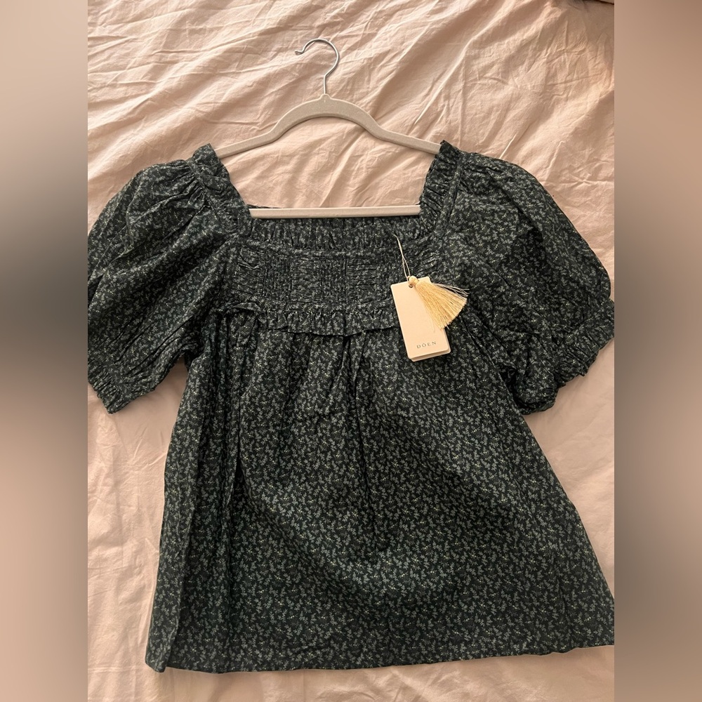 Doen Frances top - Dark Green